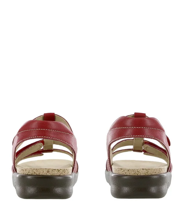 SAS Women's Sorrento T-Strap Sandal - Woven Brandy M - 7.5