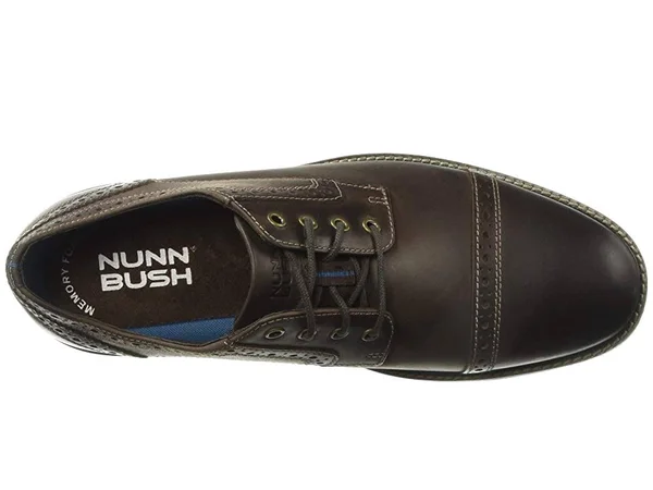 Men's Nunn Bush Overland Cap Toe Oxford - Size: 7, Brown