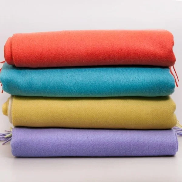 STP Goods Lavender Cashmere & Wool Throw Blanket