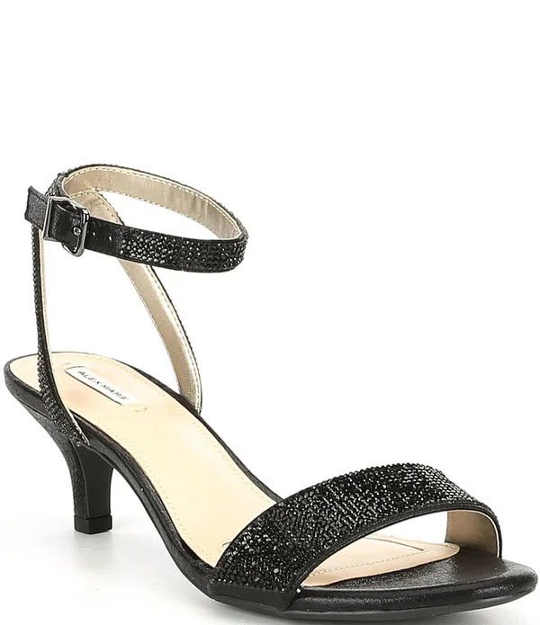 Alex Marie Nallie Shimmer Banded Sandals - Womens, 8.5M, Black - Dillard&s Exclusive