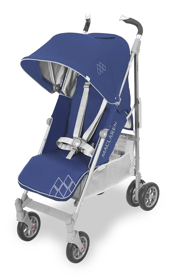 Maclaren 2018 Techno XT Stroller - Medieval Blue/Silver