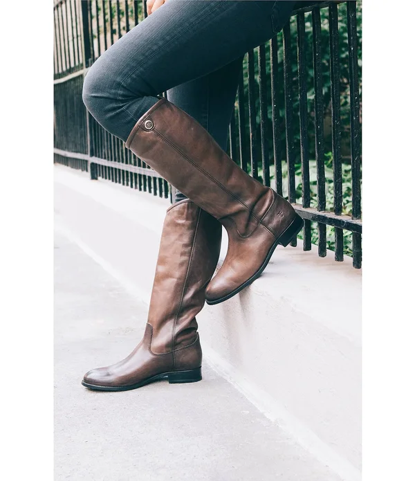 Frye Melissa Button 2 (Smoke Extended) Cowboy Boots