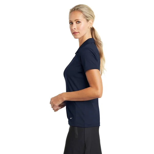 Nike Ladies Dri-Fit Vertical Mesh Polo. 637165 (Marine) M