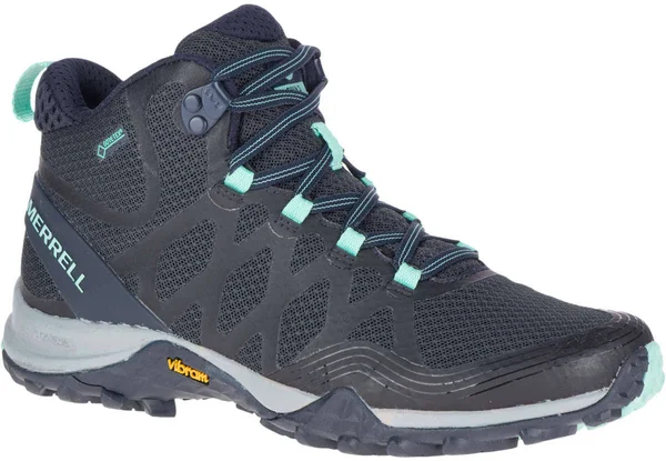 Merrell Womens Boots Siren 3 Mid Gore-Tex Blue - 8.5