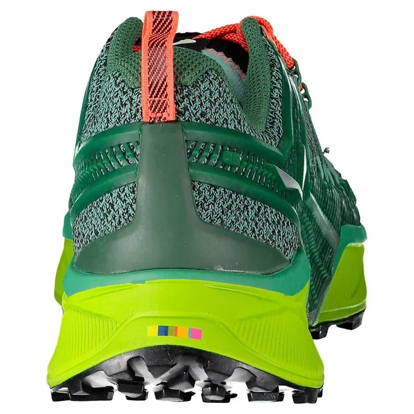 Salewa Women's Dropline Shoes 6 Feld Green, Fluo Coral