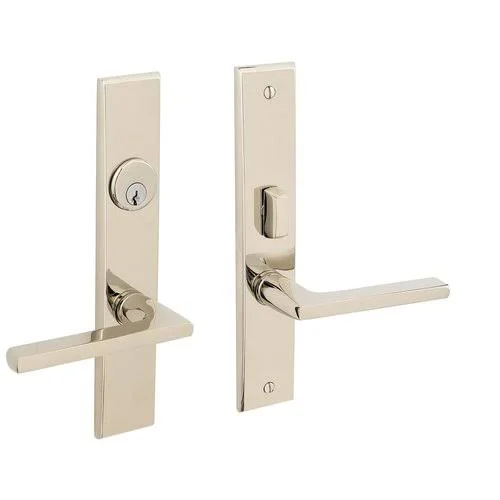 Baldwin 6974056entr Lakeshore Entrance TRIM, Satin Nickel with Lifetime-056-56