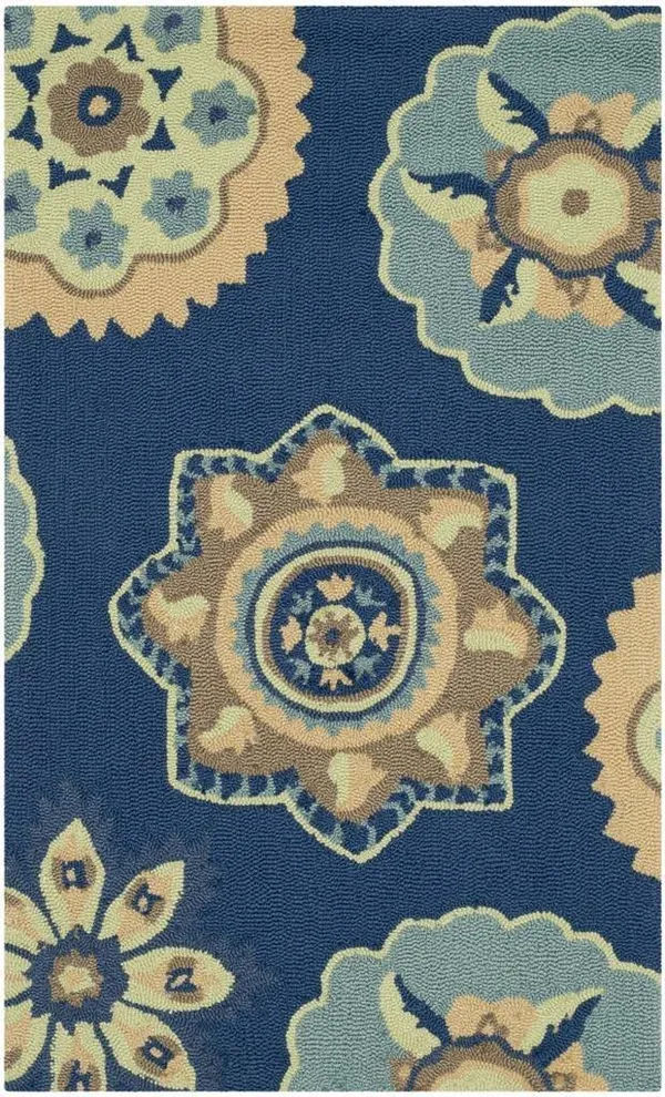 Safavieh Four Seasons FRS390D Navy 8& x 10& Area Rug