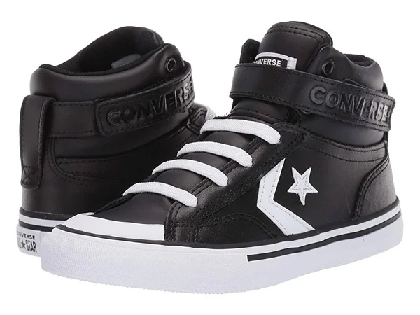 Converse Pro Blaze Strap High-Top Sneaker - Kids& - Boy's - Black