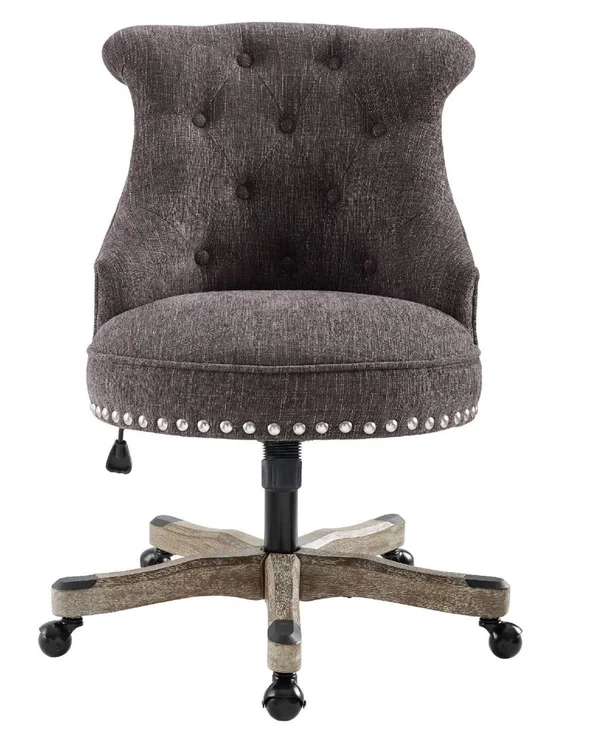 Linon Home Decor Hollyn Office Chair - Gray