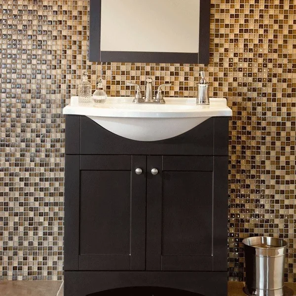 Del Mar 31 in. W x 36 in. H x 19 in. D Bathroom Vanity in Espresso with Cultured