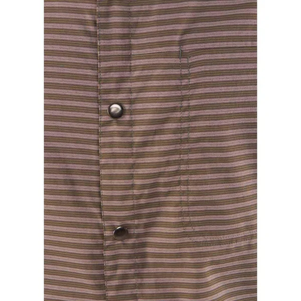 Club Ride Apparel Men's Vibe Shirt - Merlot Stripe - XL