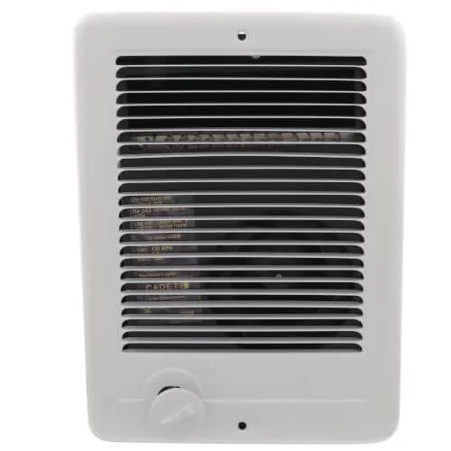 Cadet Com-Pak 1 - 000-Watt 120-Volt Fan-Forced In-Wall Electric Heater in White CSC101W