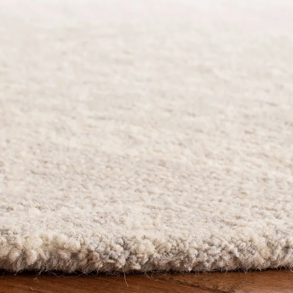 Safavieh Micro-Loop MLP501G 5&0x22 x 5&0x22 Round Grey, Ivory Area Rug