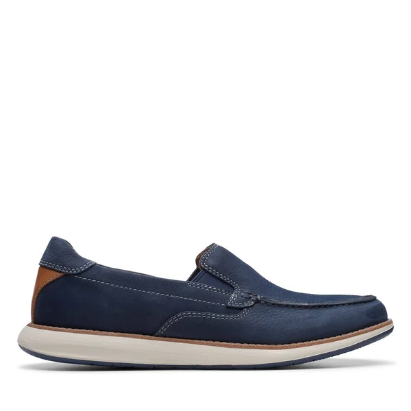 Clarks Un Pilot Step Navy Nubuck - Men's, Size: 11, Blue