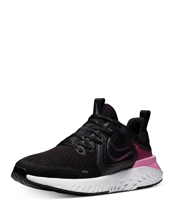 Nike Legend React 2 Black/Pink Women's Running Shoes - Size: 7.5