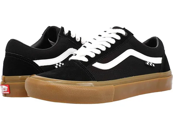 Vans Skate Old Skool Shoes - Black/Gum 4