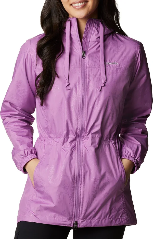 Columbia Women's Auroras Wake III Mid Jacket, Large, Blossom Pink Art Bqt