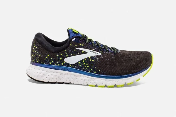 Men's Brooks Glycerin 17 Running Shoe, Size: 10.5, Grey/Navy/White