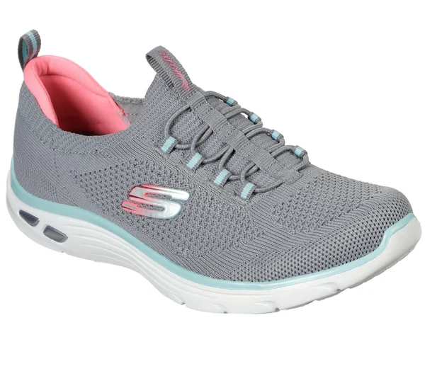 Skechers Women's Empire D&Lux Paradise Sky Sneaker - Gray