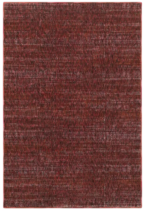 Oriental Weavers Atlas 8033K Red/ Rust Area Rug 3& 3x22 x 5& 2x22