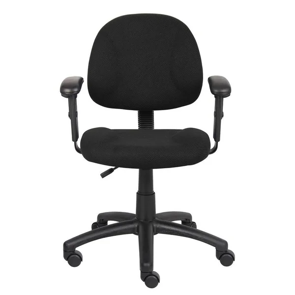 Boss Deluxe Posture Chair with Adjustable Arms - Grey