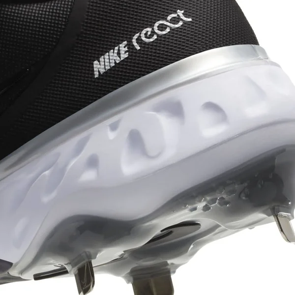 Nike Men's Alpha Huarache Elite 3 Low Metal Baseball Cleats, Black