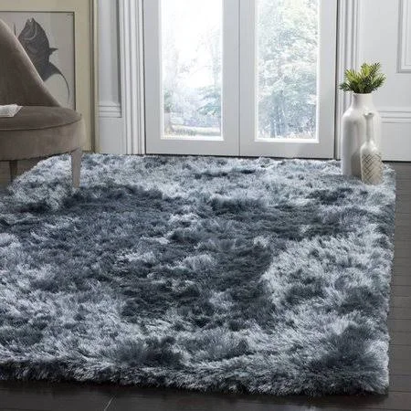 Mercer41 Morrell Hand-Tufted Slate Area Rug, Size: 5& x 8&, Gray