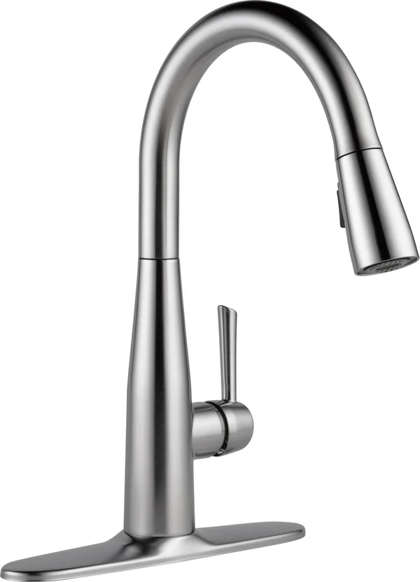 Delta Essa Single Handle Pull-Down Kitchen Faucet (Recertified), Stainless Steel, 9113-AR-DST