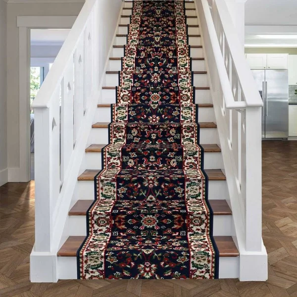 runrug USA Persian Blue Stair Carpet Runner Length: 2 foot - Widths