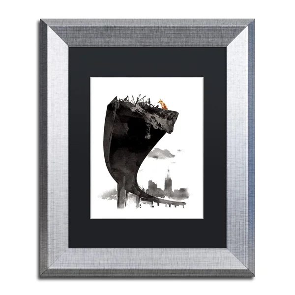Trademark Fine Art The Last of US by Robert Farkas Matted Framed Painting Print - Size: 14x22 H x 11x22 W x 0.5x22 D - Matte Colo