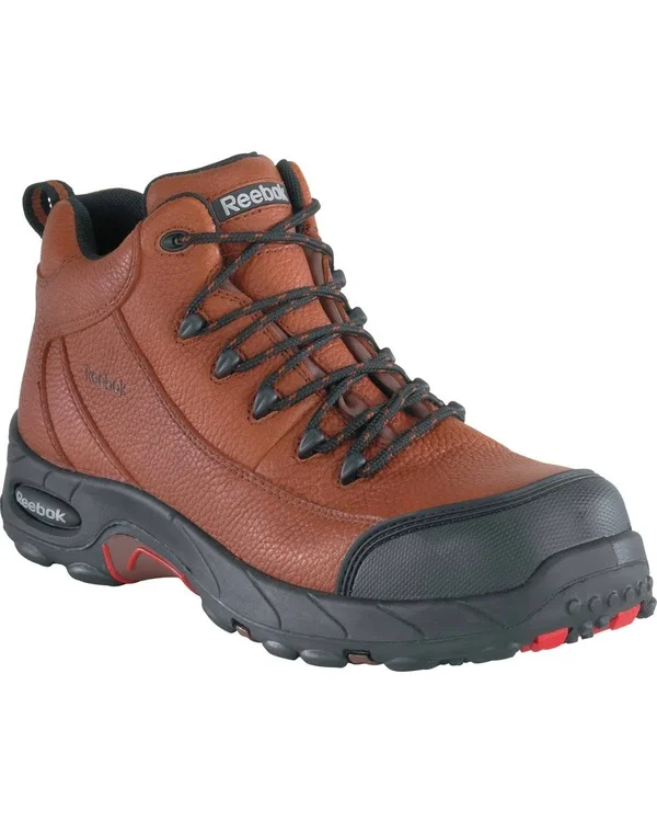 Reebok Work RB4444 Tiahawk Composite Toe Waterproof Sport Hiker, Men's, Size: 13 W, Brown