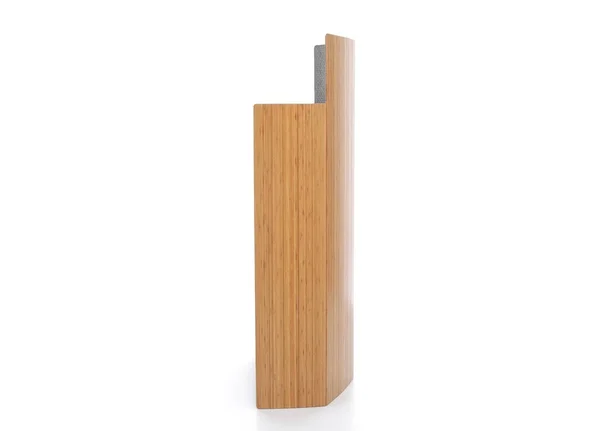 Purely Bamboo Office Chairman 44x22 x 52x22 Roll-Up w/Lip
