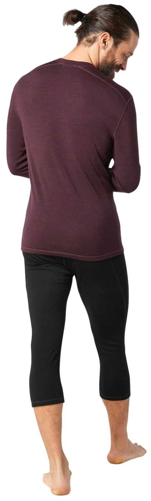 Smartwool Men's Merino 250 Baselayer Crew - Small - Neptune Blue Heather - Deep Navy