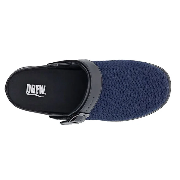 Drew Savannah Clog, Women's, Navy, Size 5.5, Clogs