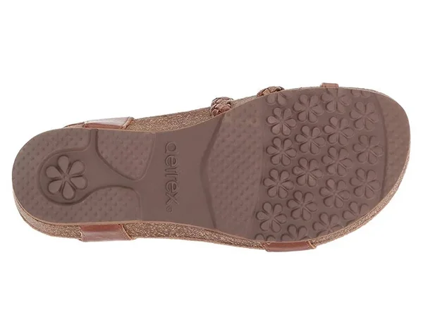Women's Aetrex Jillian - Adult, Size: 5 M, Cognac Leather