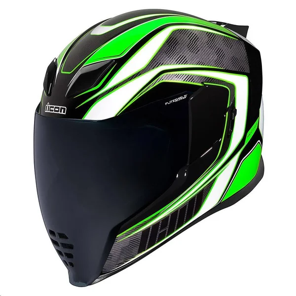 Icon Airflite Helmet - Raceflite, Green, Small