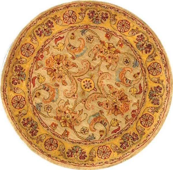 Safavieh 4& x 6& Classic CL324A Light Green, Gold Rug