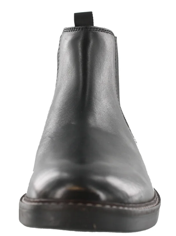 Clarks Men's Paulson Up Chelsea Boot - Black Leather