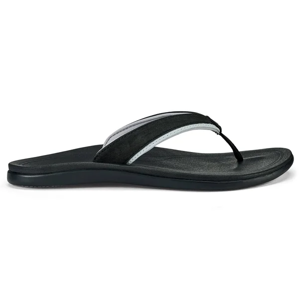 Olukai Punua Women's Beach Sandals Cloud Blue, Black - 10