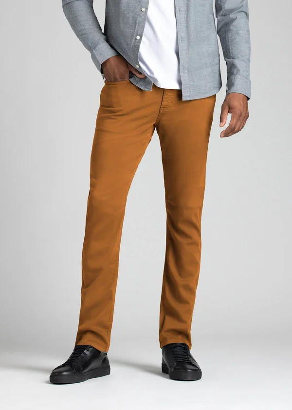 DUER Men's No Sweat Pant Relaxed Red - Size 28, 34, Amber