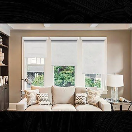 Chicology Roller Shades - Color: Magnolia, Size: 64x22 W x 72x22 L