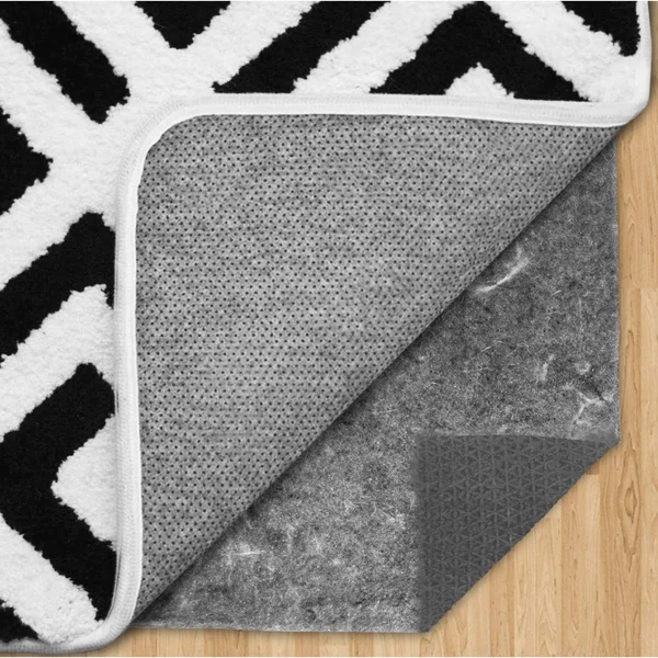 Gorilla Grip Original Felt and Rubber Underside Gripper Area Rug Pad .25 inch Thick - 6x9 ft, for Hardwood and Hard FLOOR, Plush