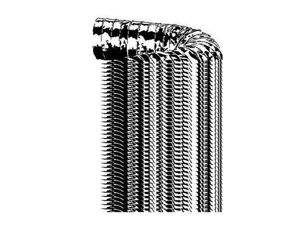 Deflecto FLS0425 Metallic Duct with Scrim (4 inch Dia x 25ft)