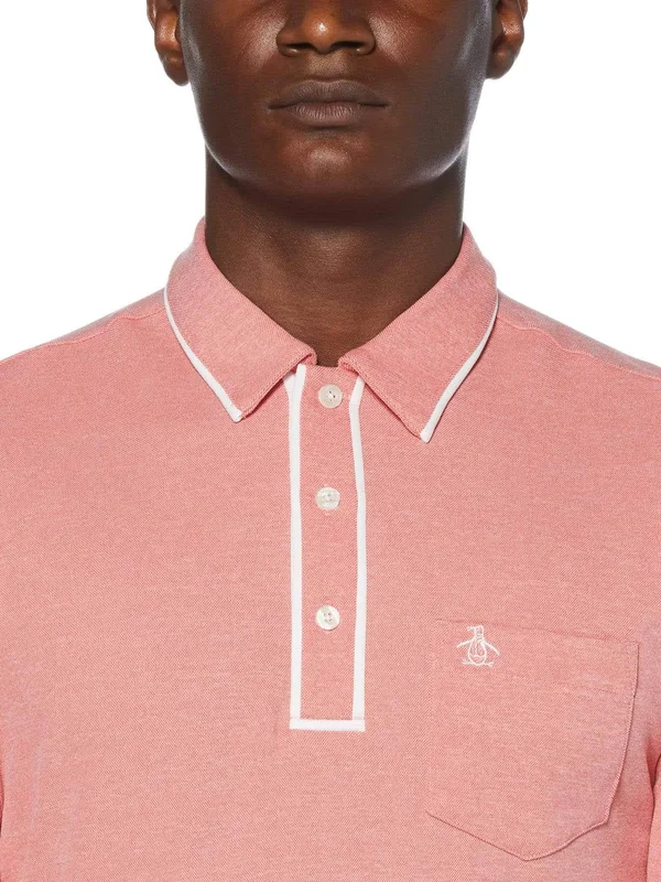Original Penguin OGKSA099 Golf Earl Polo - High Risk Red - M