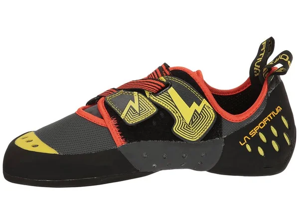 La Sportiva Men's Oxygym Climbing Shoe - 45 - Carbon, Sulphur