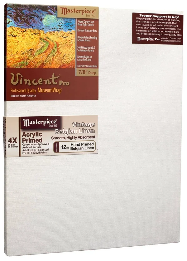 Masterpiece Artist Canvas VU-1215 Vincent Pro 7/8x22 Deep - 12x22 x 15