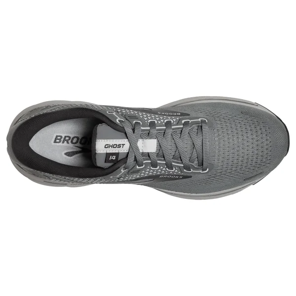 Brooks Men's Ghost 14 Grey/Alloy/Oyster - 12.5, B