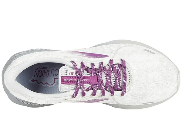 Women's Brooks Adrenaline GTS 21 (White/Oyster) 8