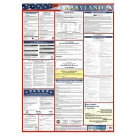 GoVets - National Marker Company Labor Law Poster - Maryland, 39" x 27"