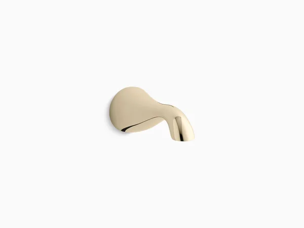 KOHLER K-16135-AF Revival Non-diverter Bath Spout, Vibrant French Gold